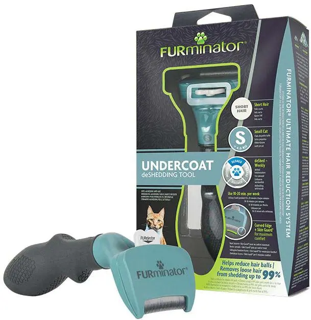 FURminator Perie pentru pisici cu par scurt