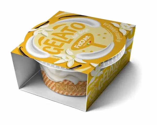 FIDOVET Inghetata pentru caini, cu aroma de vanilie 40g