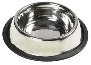 FLAMINGO Bol din otel inoxidabil, antiderapant, pentru caini