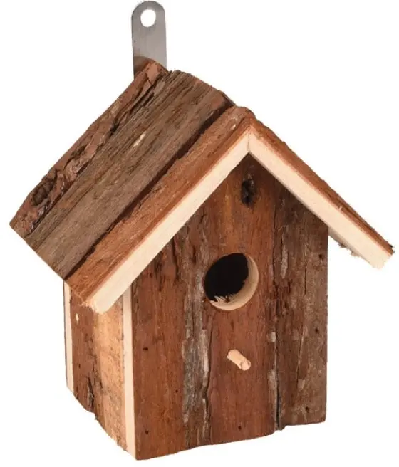 FLAMINGO Cuib GITANO din lemn pentru pasari, 15X11X16cm