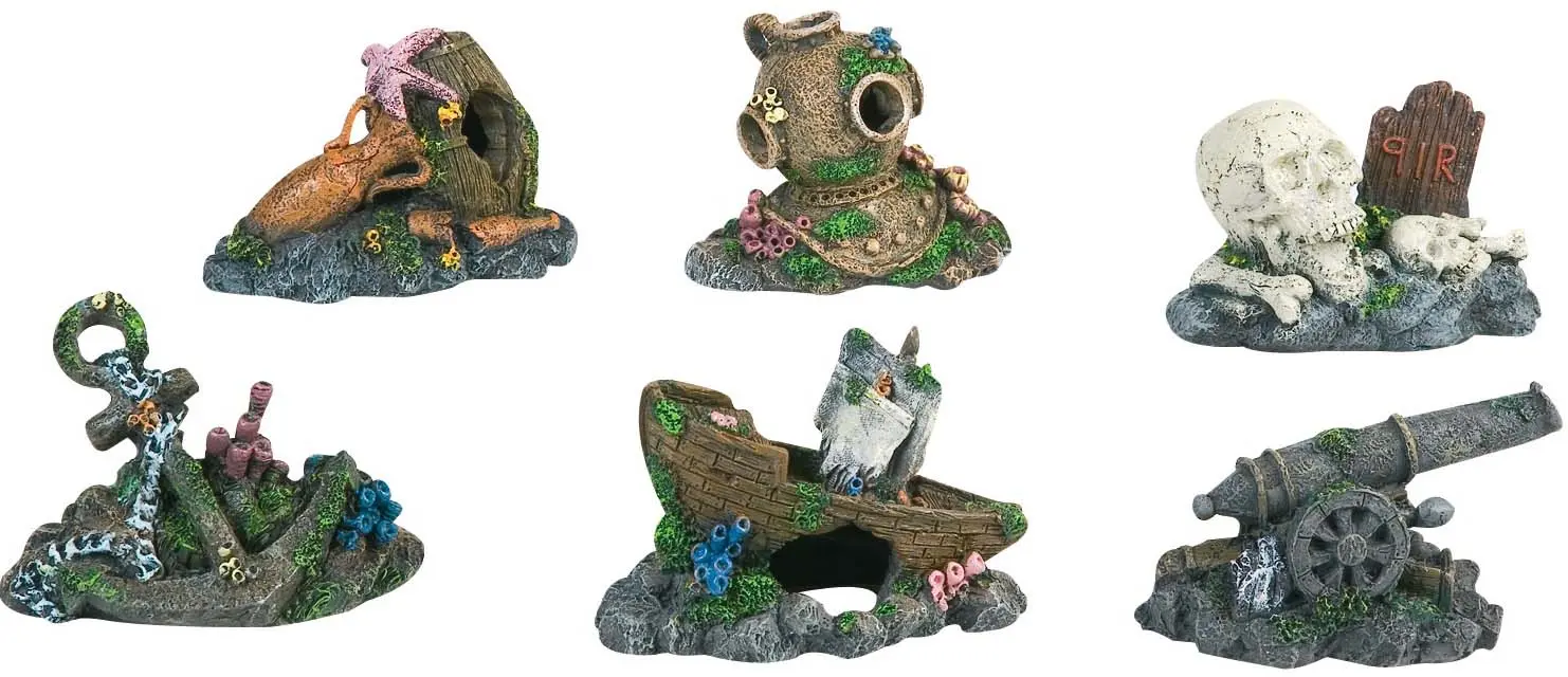 FLAMINGO Decor acvariu figurine, diverse modele