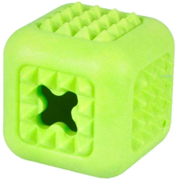 FLAMINGO Jucarie pentru caini Cub Dina cu aroma de menta 7cm