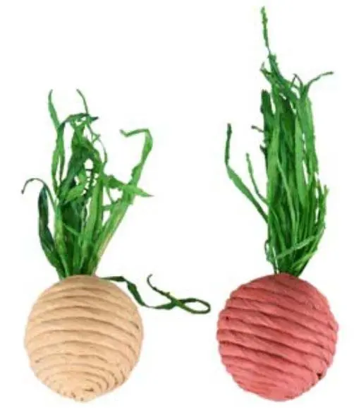 FLAMINGO Jucarie pentru rozatoare Ridichi 4,5cm, 2bucati