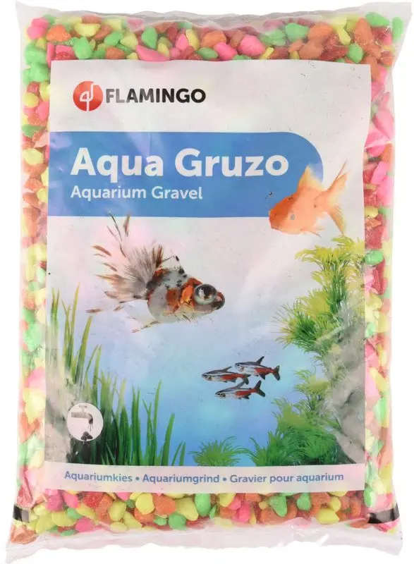 FLAMINGO Pietris neon Rainbow Mix, 4-7 mm, 1kg