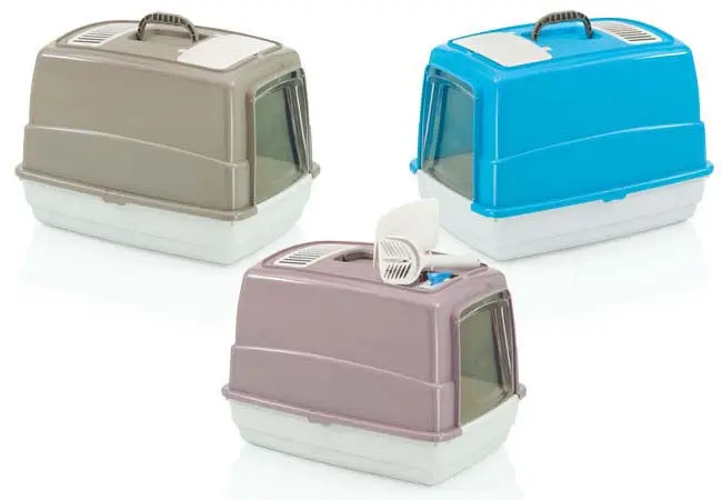 FOP Litiera pentru pisici JOY CAT inchisa, 54x39x39 cm, diverse culori