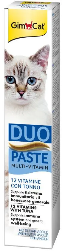 GIMCAT Pasta pentru pisici, Multivitamine Duo, cu Ton 50g