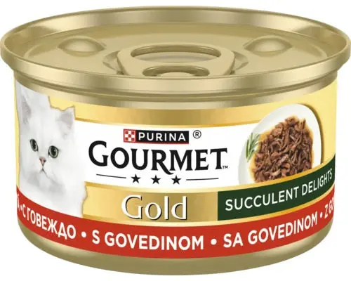 GOURMET GOLD Succulent Delight  conserve pentru pisici, cu Vita 85g