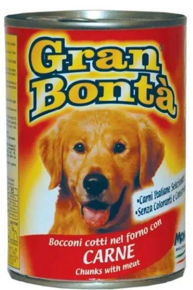 GRAN BONTA Conserva pentru caini, cu Carne de Vita 400g