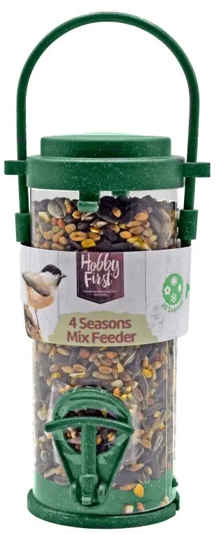 HOBBY FIRST Wild Life Mix de seminte, cu hranitor, pentru pasari 245g