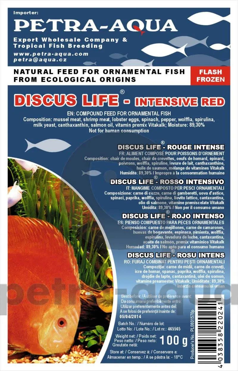HRANA CONGELATA Discus life 100g