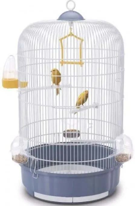 IMAC Colivie pentru pasari mici LUNA, alba, diam.40x65 cm