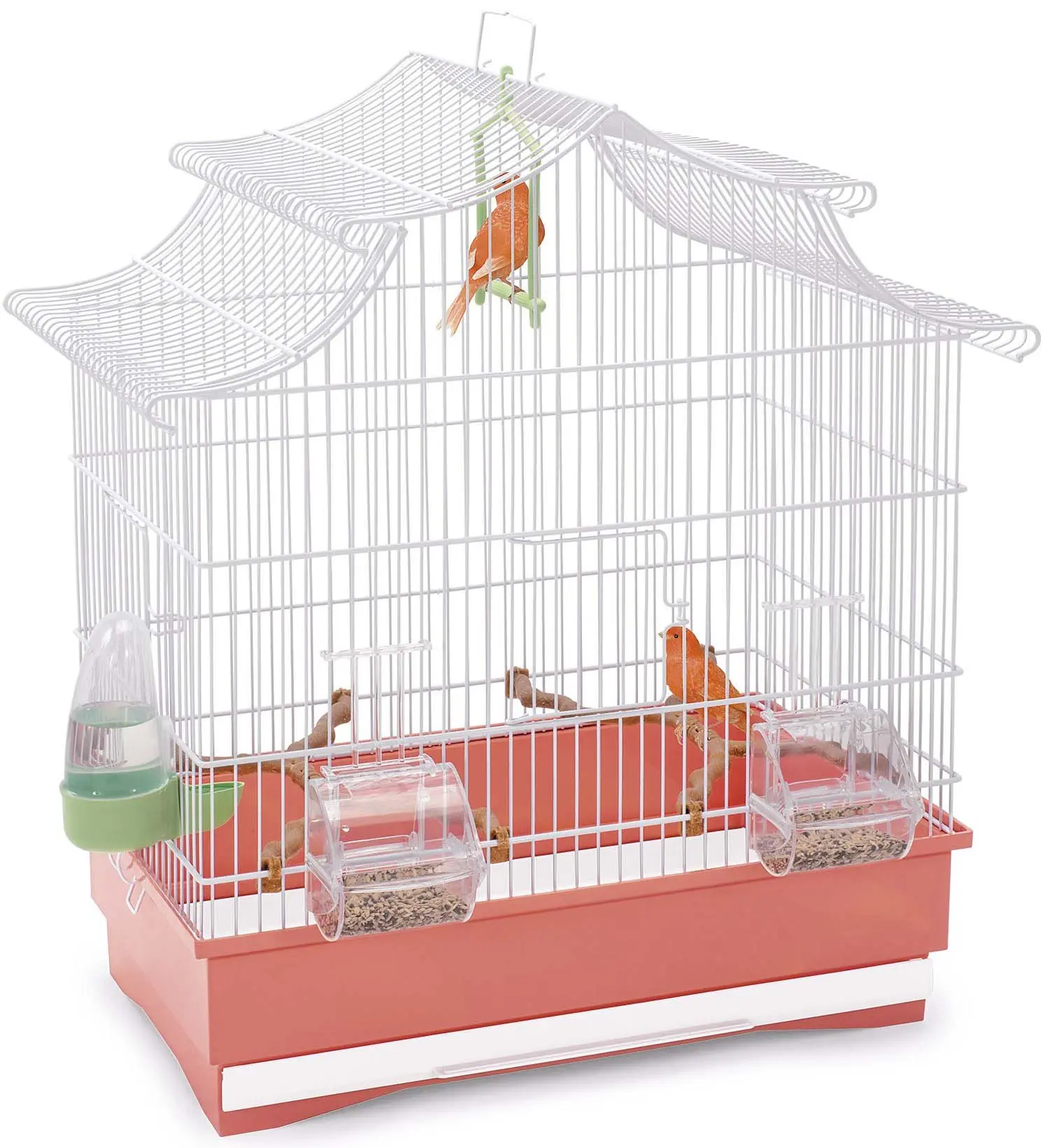 IMAC Colivie pentru pasari PAGODA Alba - 50x30x53cm