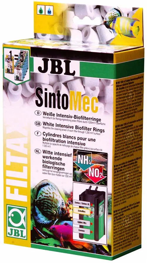 JBL SintoMec Inele ceramice pentru filtrare biologica intensiva 450g