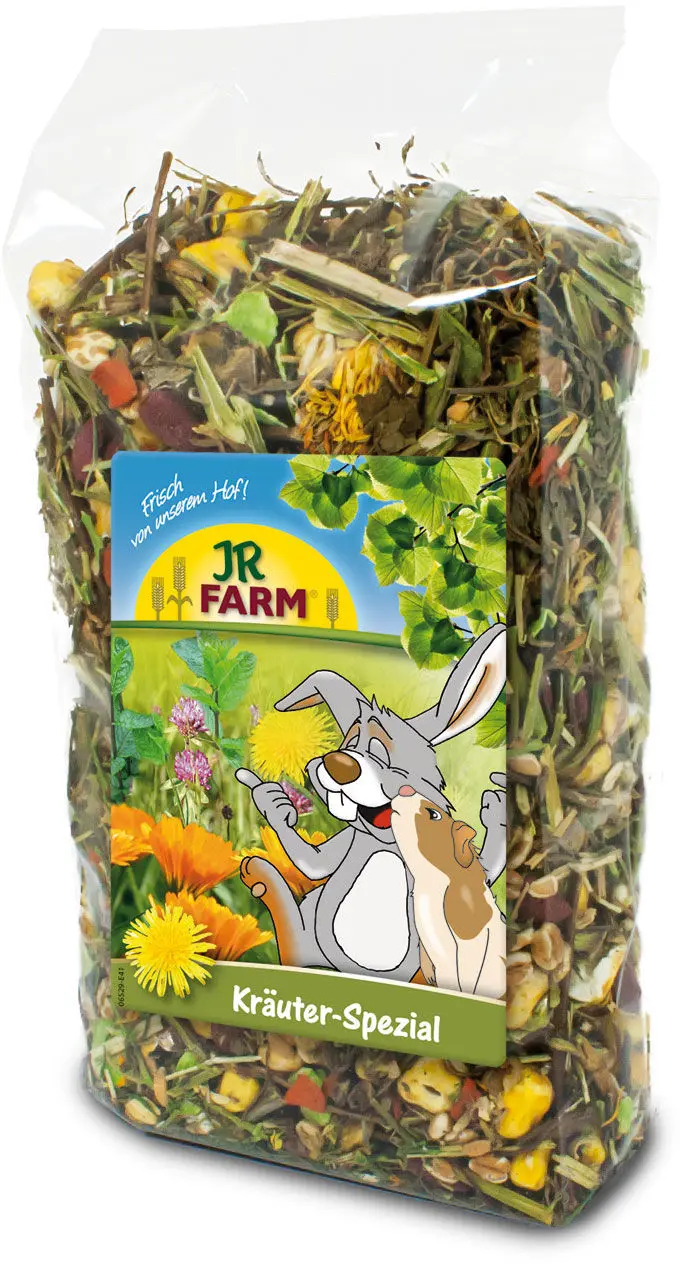 JR FARM Herbs plus, delicatesa pentru rozatoare, cu plante diverse 500g