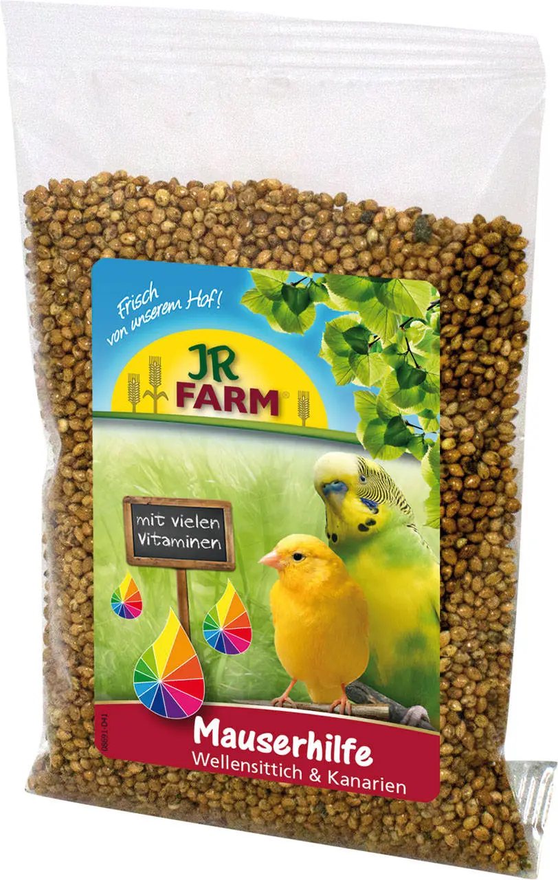 JR FARM Moulting Help, hrana complementara pasari, in perioada de naparlire 30g