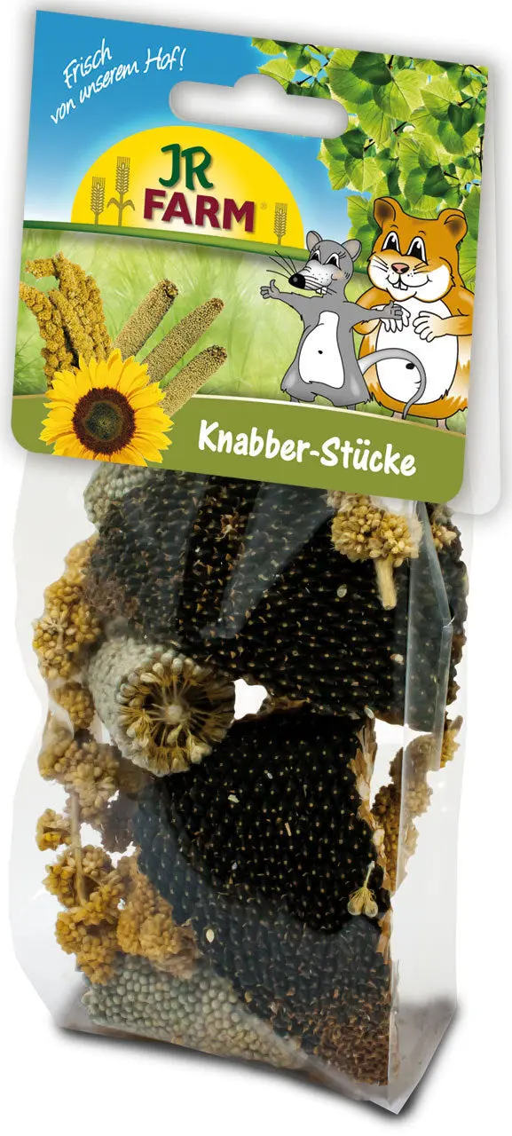 JR FARM Nibble Pieces, hrana complementara pentru rozatoare si iepuri 50g