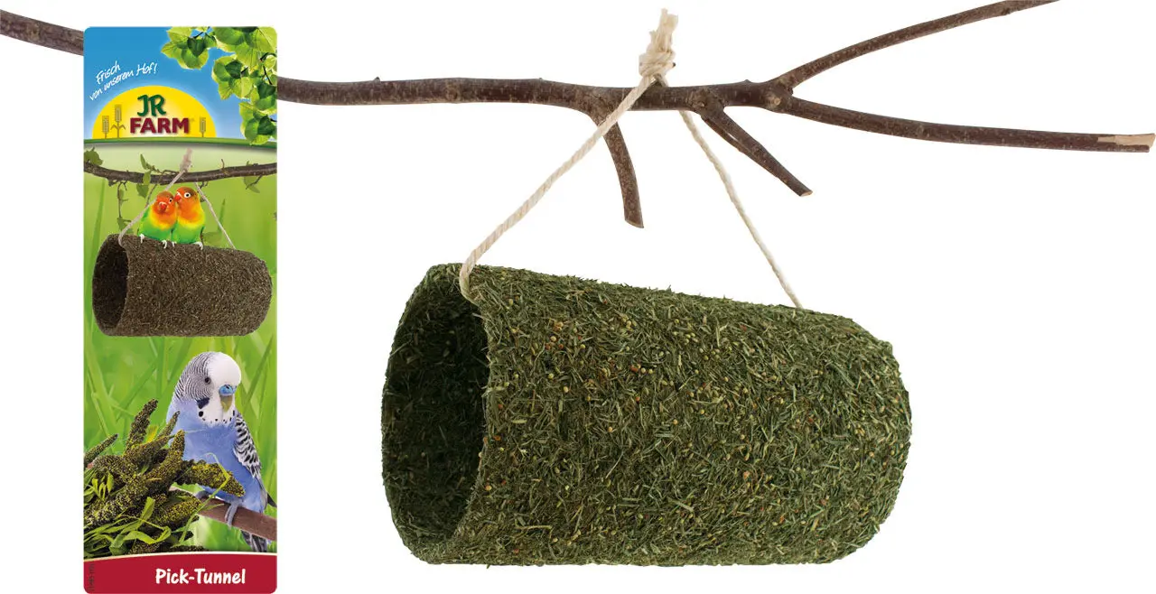 JR FARM Tunel comestibil pentru pasari ornamentale 380g
