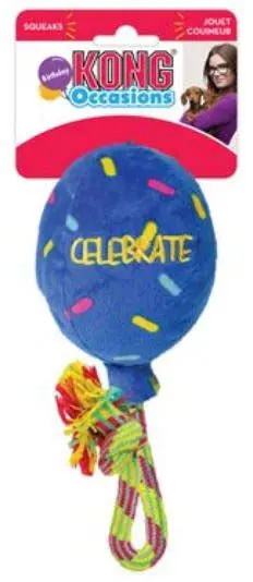 KONG Jucarie pentru caini, Balon Albastru, L 10,8x11,43x26,04cm
