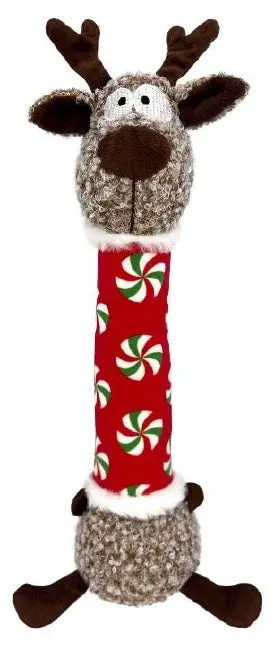 KONG Jucarie pentru caini, Shakers Ren, editie Craciun 36,83cm