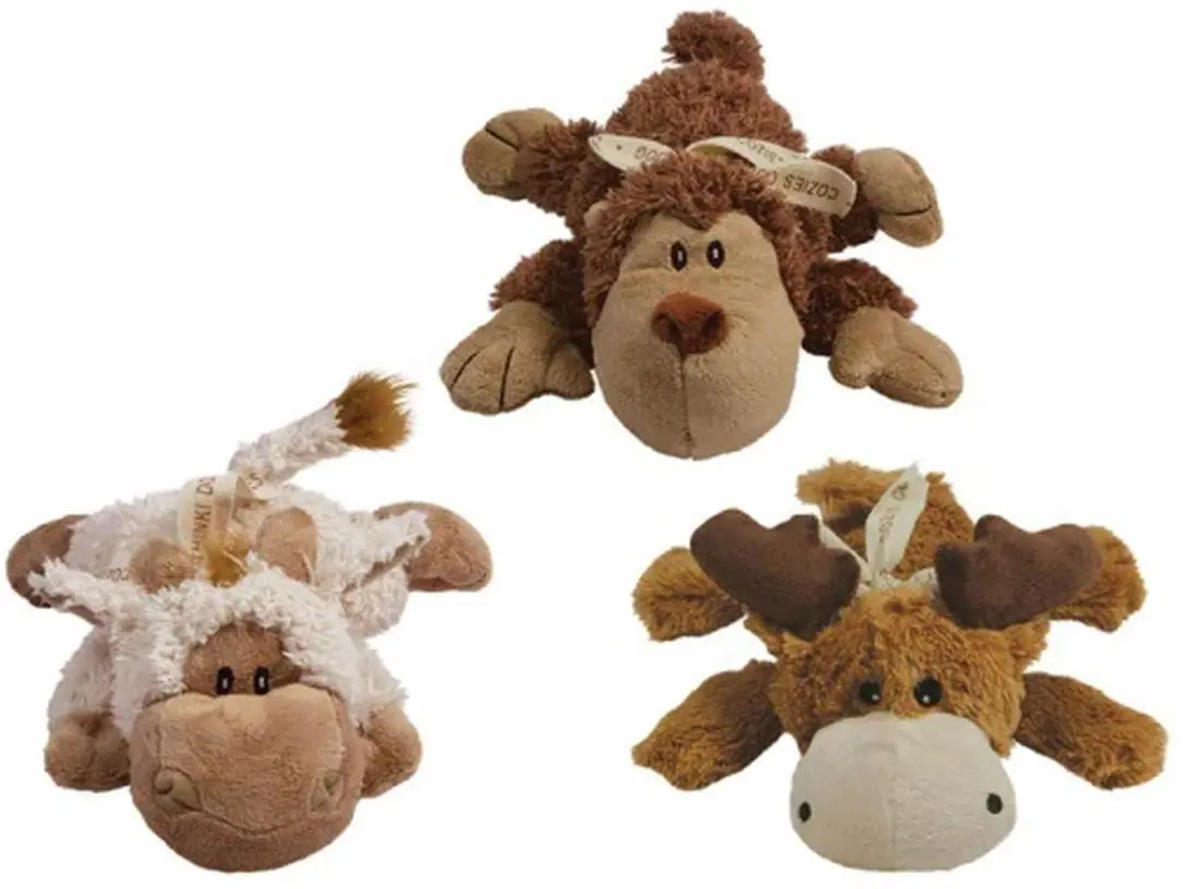 KONG Jucarie pentru caini Cozie Naturals, M, diverse modele