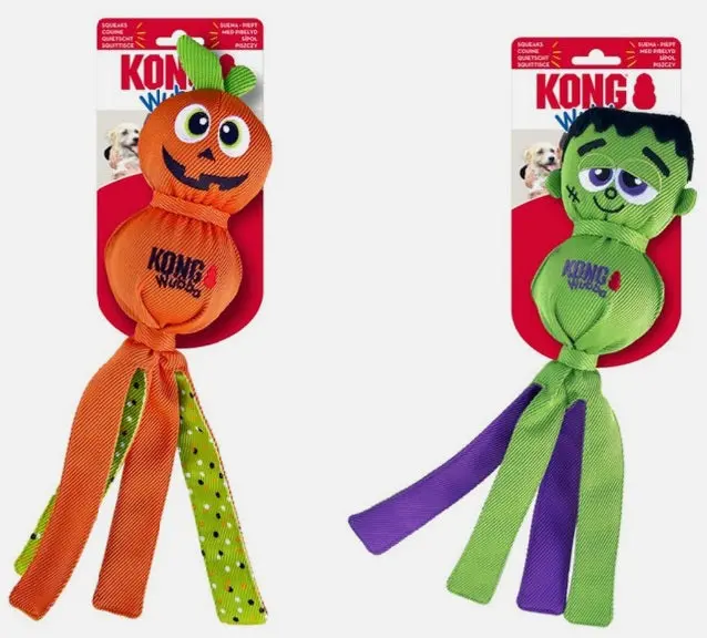 KONG Jucarie pentru caini Wubba Halloween, L, diverse modele