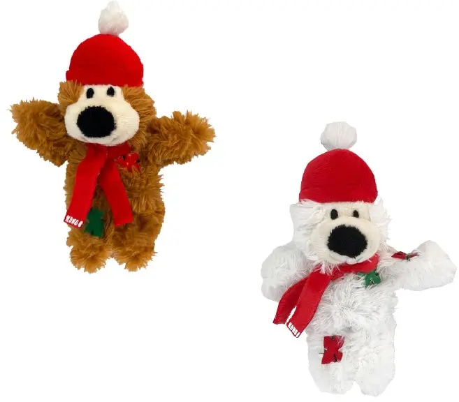 KONG Jucarie pentru pisici, Ursulet, editie Craciun, diverse modele