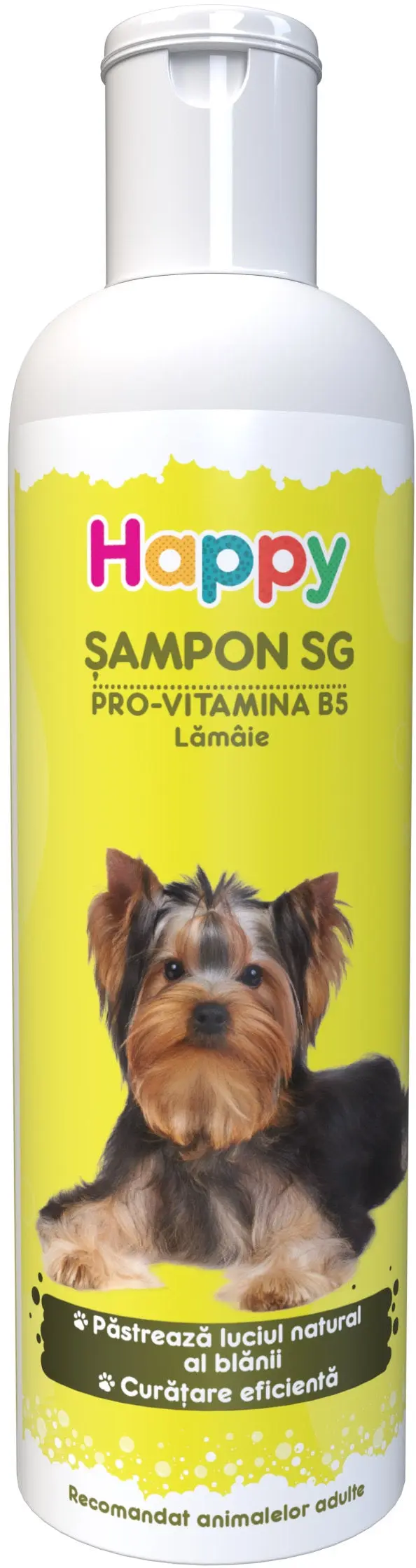 PASTEUR Sampon Happy pentru caini si pisici, cu Lamaie 200ml