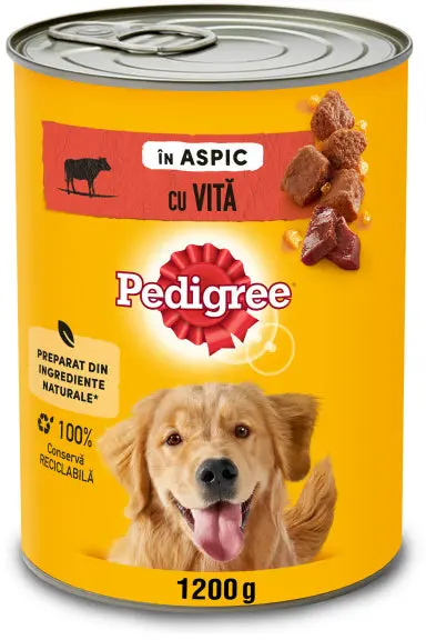 PEDIGREE Conserva pentru caini Adult, cu Vita in Aspic