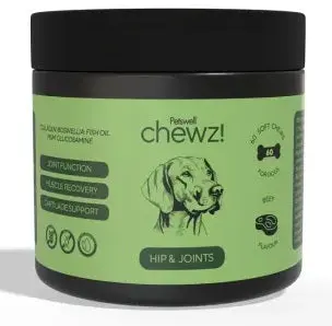 PETSWELL Hip & Joints Suplimente de articulatii pentru caini, 60 comprimate