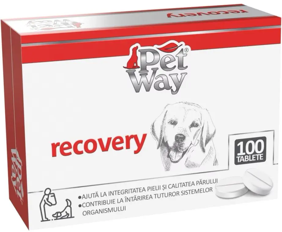 PETWAY Recovery Suplimente nutritive pentru caini 100 tablete