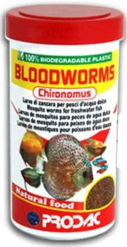 PRODAC Bloodworms Chyronomus Hrana cu larve de tantari rosii 100ml
