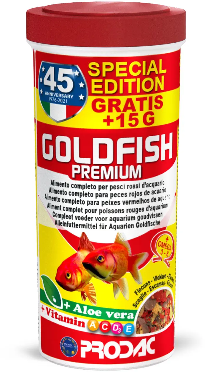 PRODAC Goldfish Premium Hrana carasi aurii, fulgi 250ml+80ml GRATIS (50g+15g)