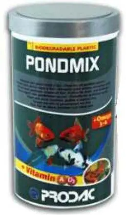 PRODAC Pondmix Hrana pt. pestii de iaz, mix de fulgi, sticks si creveti 1200ml