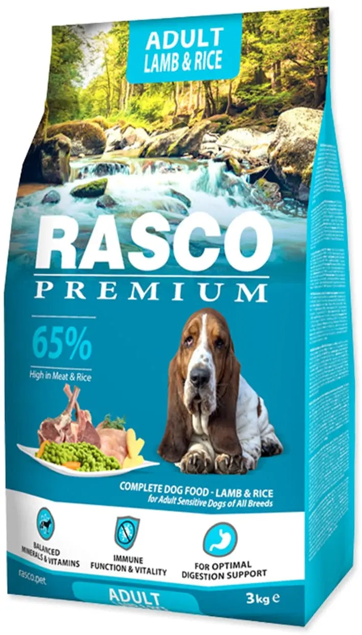 RASCO Premium Adult, cu Miel si Orez