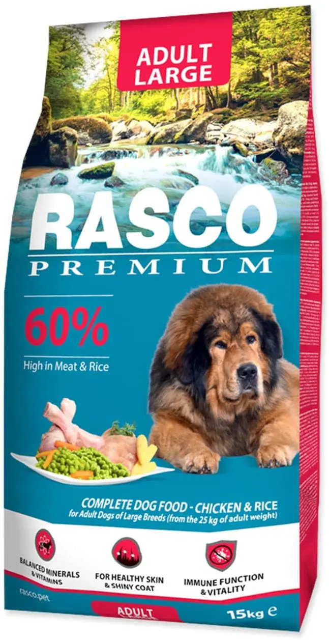 RASCO Premium Adult Large, cu Pui si Orez