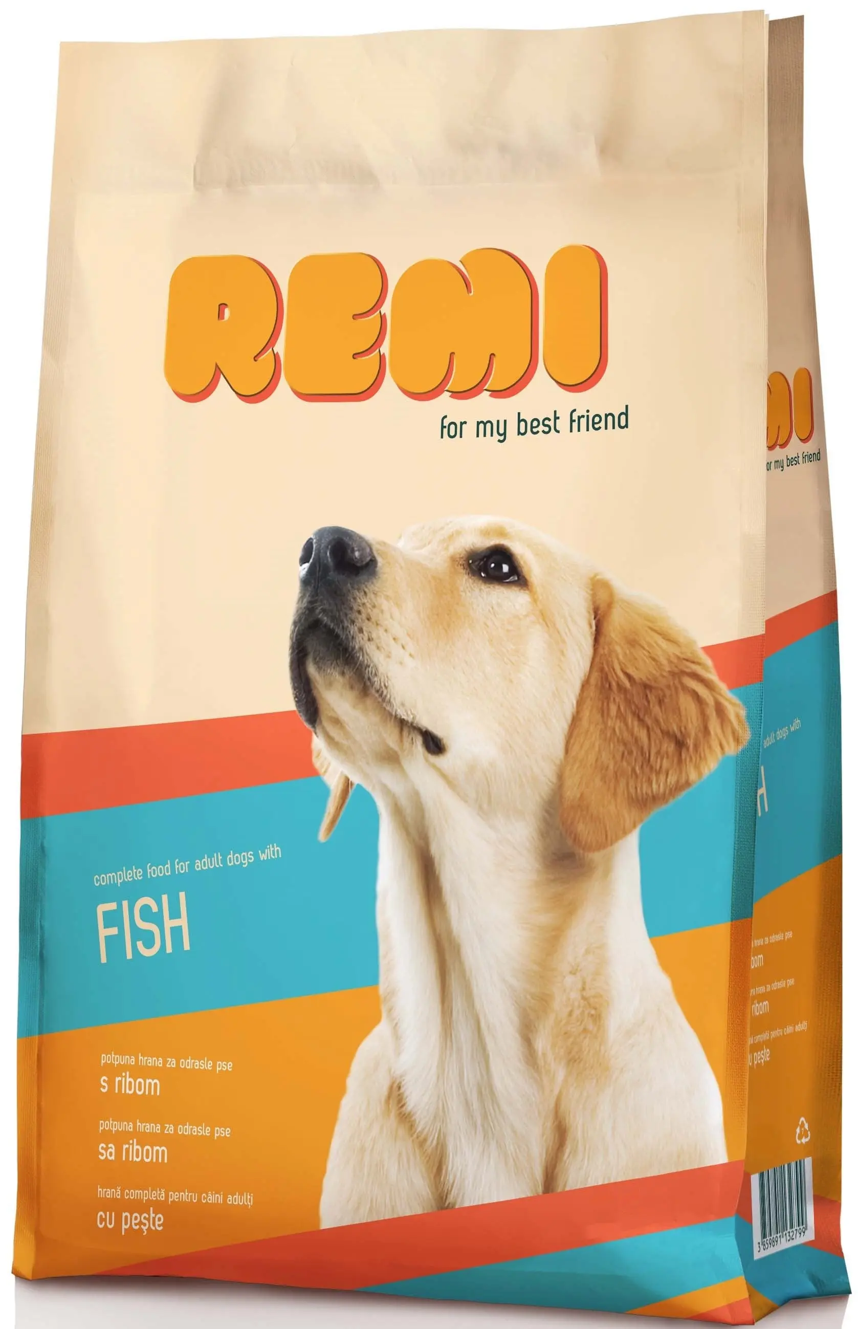 REMI hrana uscata pentru caini adulti, cu Peste