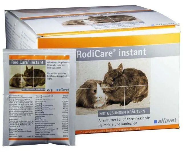 RODICARE Instant Supliment pentru regularizarea digestiei la rozatoare, plic20g