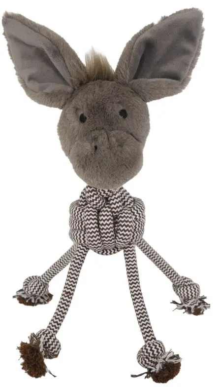 ROSEWOOD Jucarie pentru caini, Magarus cu sfoara, editie de Craciun 44cm