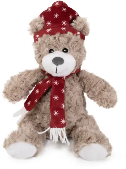 ROSEWOOD Jucarie pentru caini Ursuletul Brie din plus, editie Craciun