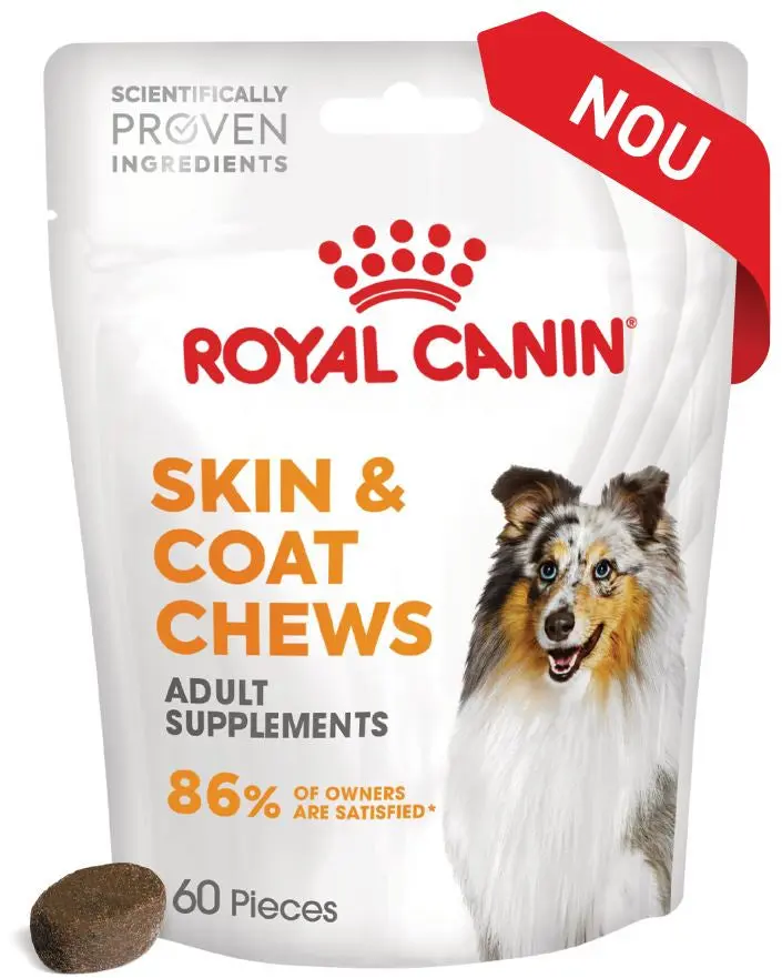 ROYAL CANIN Skin & Coat Suplimente masticabile pentru caini 240g