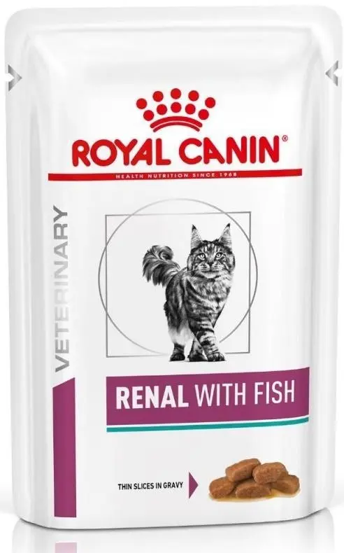 ROYAL CANIN VHN Renal Plic hrana umeda pisici, cu Peste 85g