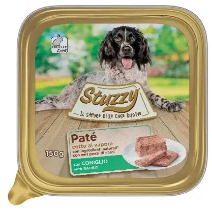 STUZZY Dog Pate pentru caini, cu Iepure 150g