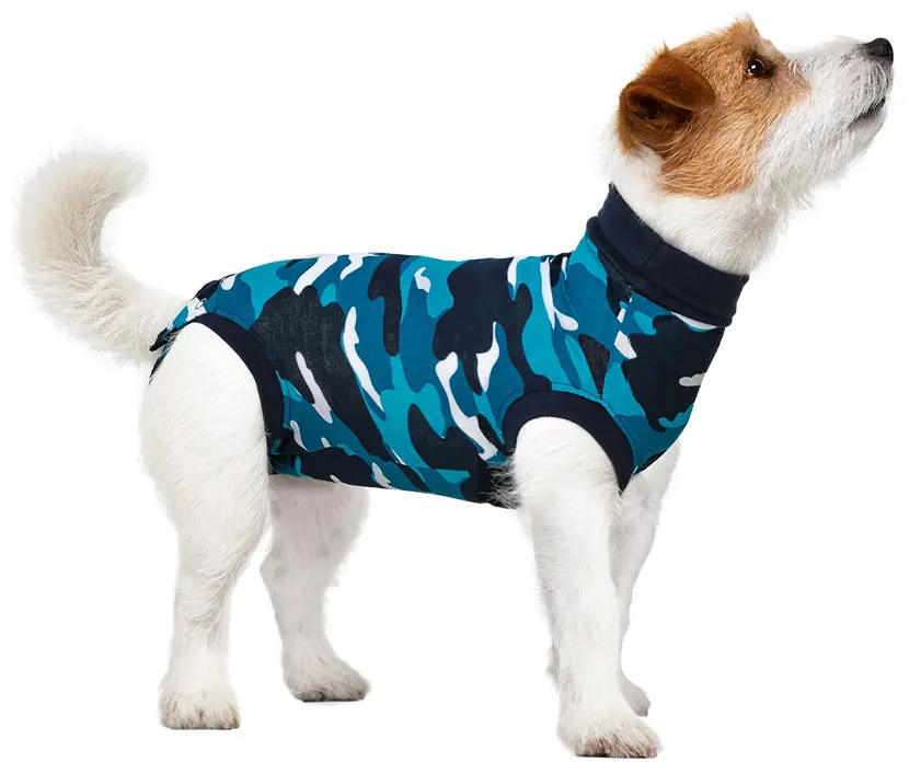 SUITICAL Body protector postoperator, pentru caini, Albastru