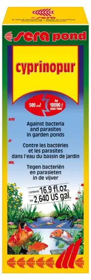 SERA Pond Cyprinopur Tratament impotriva hidropiziei si paduchilor 500ml