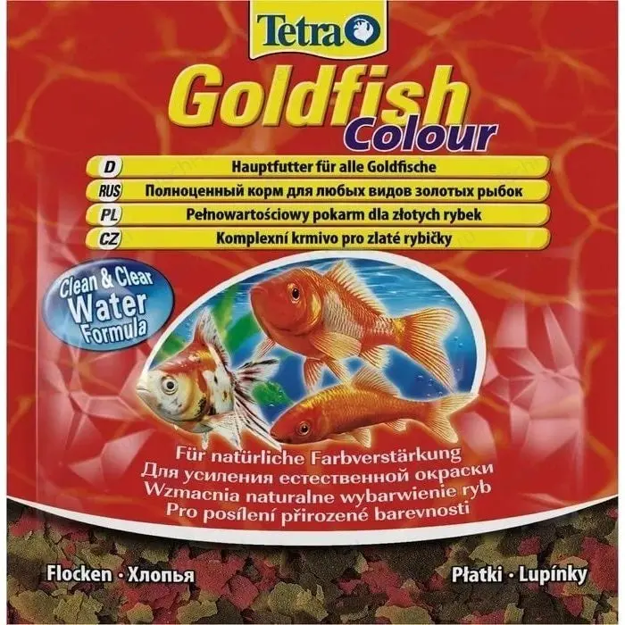 TETRA Goldfish Colour Plic hrana sub forma de fulgi pentru carasi 12g