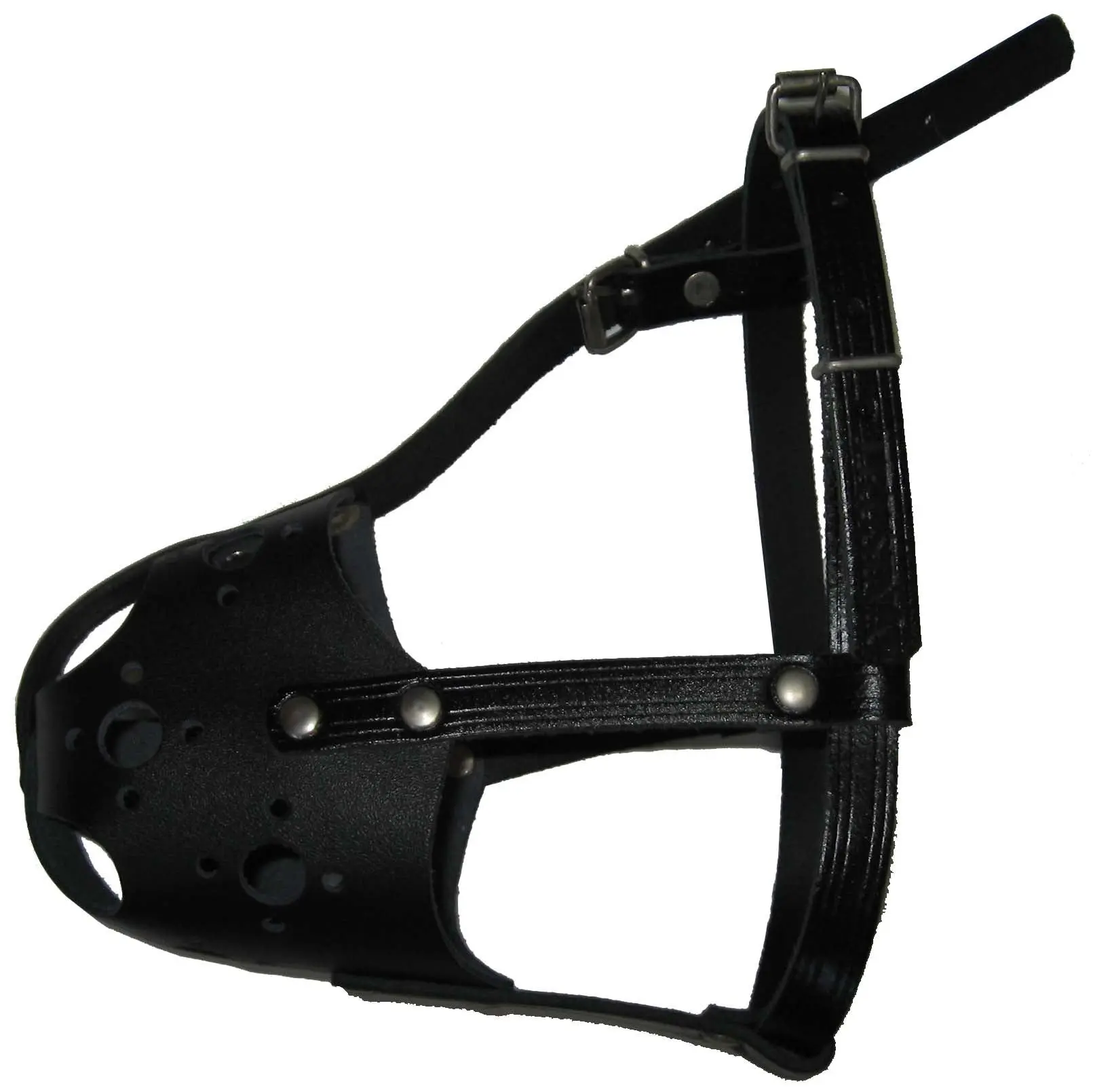 TRUSINA Botnita din piele pentru caini, nr. 3, Negru