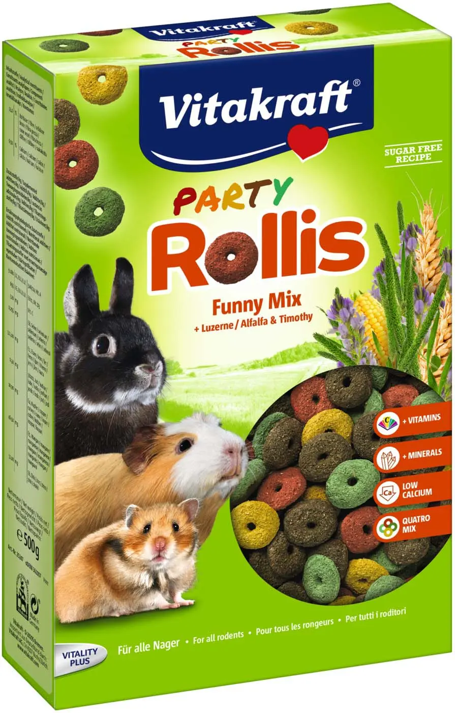VITAKRAFT Delicatese pentru rozatoare ROLLIS Party 500g