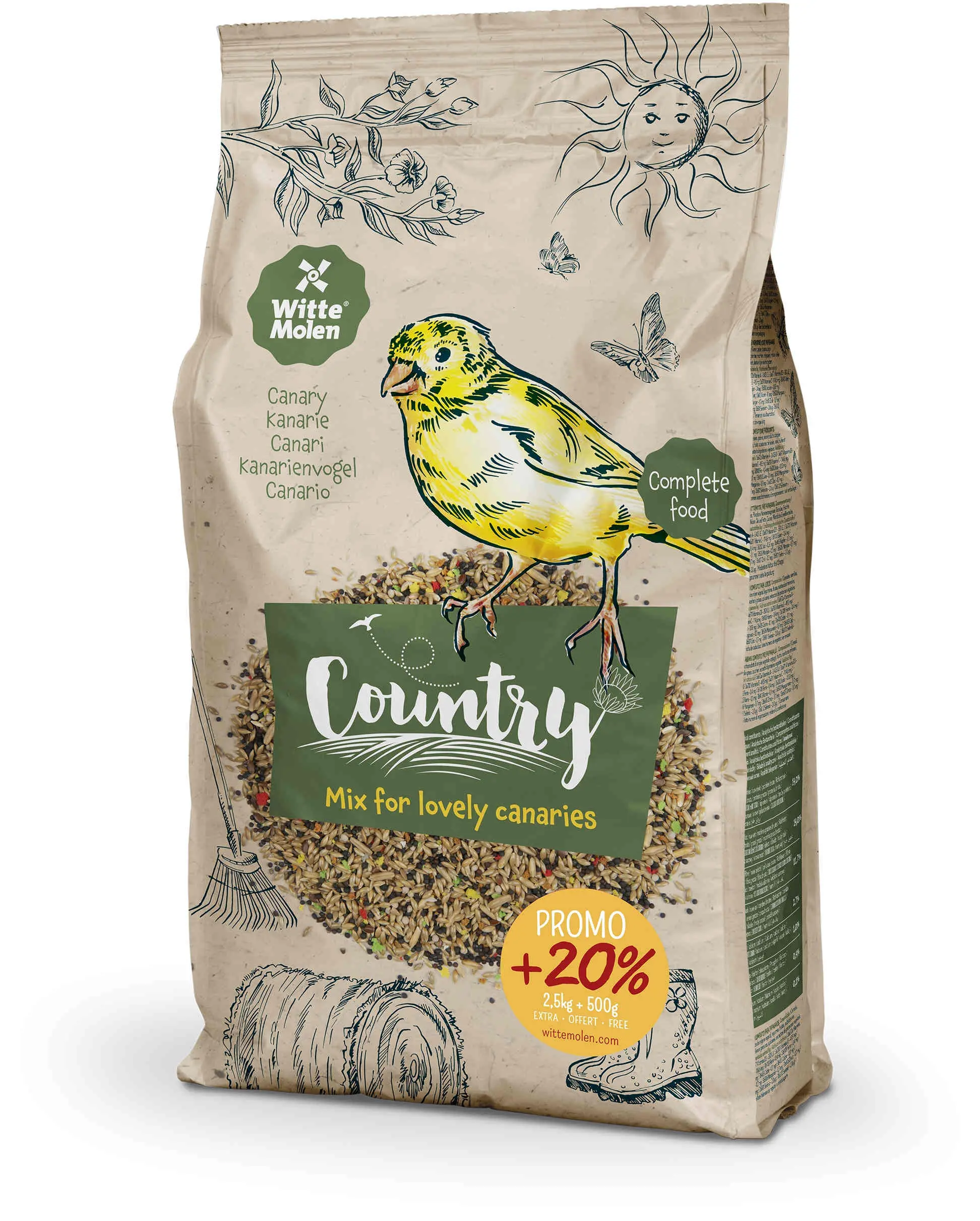 WITTE MOLEN Country Hrana completa pentru canari