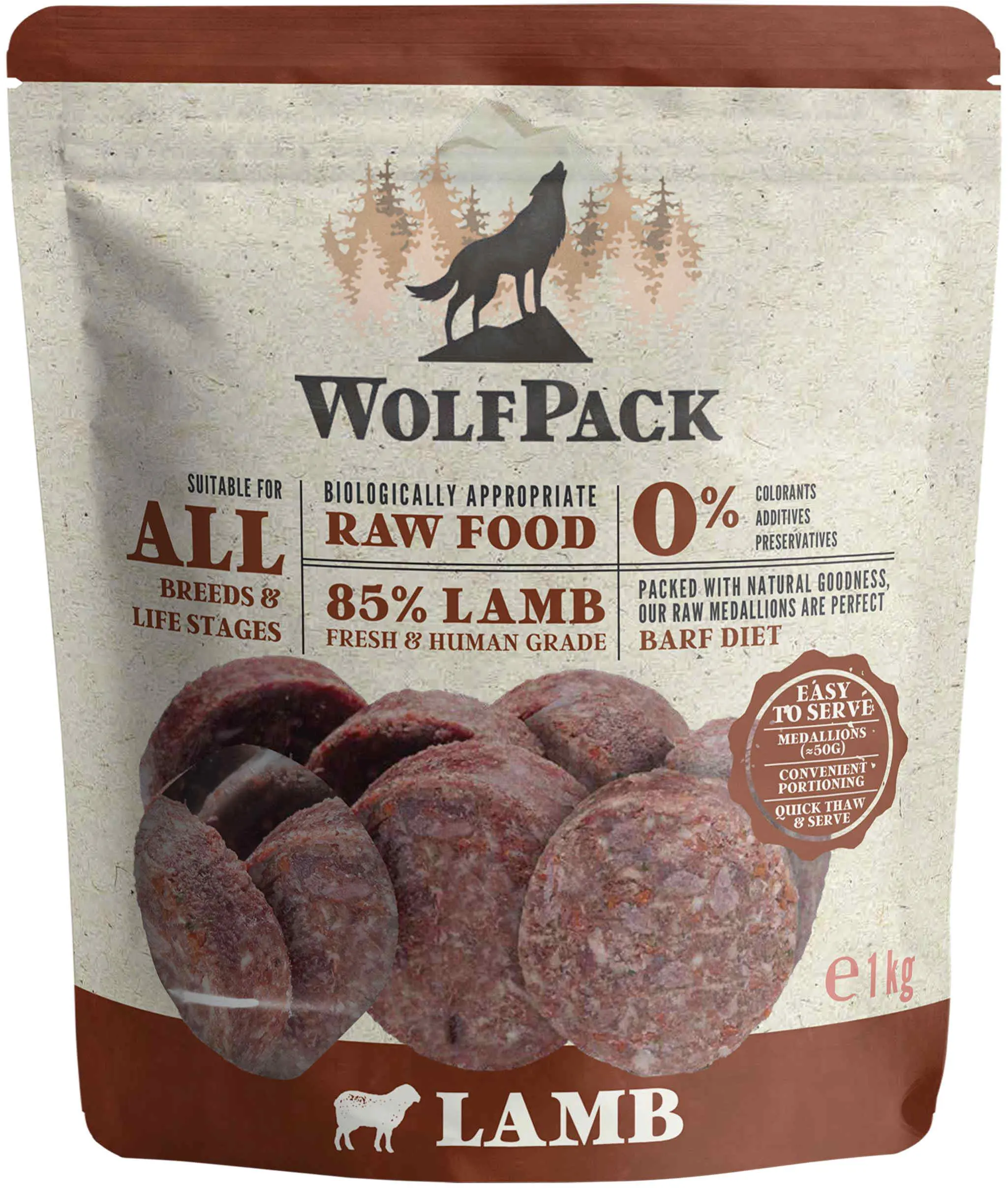 WOLFPACK BARF Medalioane de Miel 1kg
