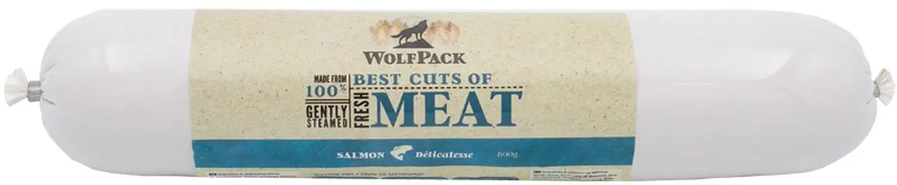 WOLFPACK Delicatesse meat sausage, salam 100% somon